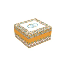 Easy Life Ensemble de 2 tasses à café avec soucoupes ORANGE> Petit Dejeuner