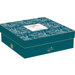 Easy Life Ensemble de 6 tasses à espresso de 100 ml avec soucoupes COFFEE Mania JUNGLE> Coffret Cadeau|Petit Dejeuner