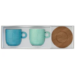 Easy Life Ensemble de 2 tasses à thé avec soucoupe TAKE A LOOP ASS.1><noscript><img width=