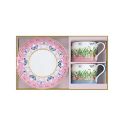 Easy Life Ensemble de 2 tasses avec soucoupes SPRING PARADE><noscript><img width=