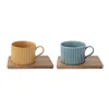 Easy Life Ensemble de 2 tasses en porcellaine TAKE A BREAK ASS2> Quotidienne|Petit Dejeuner