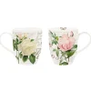 Easy Life Ensemble de 2 tasses JARDIN BOTANIQUE> Romantique|Petit Dejeuner