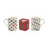 Easy Life Ensemble de 2 tasses JINGLE BELLS> Petit Dejeuner|Jingle Bells
