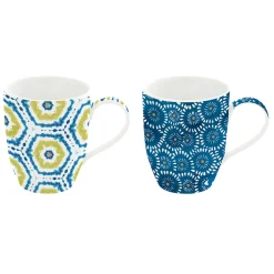 Easy Life Ensemble de 2 tasses SHIBORI 2> Petit Dejeuner