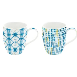 Easy Life Ensemble de 2 tasses SHIBORI 1> Petit Dejeuner