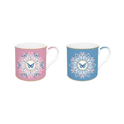 Easy Life Ensemble de 2 tasses SPRING PARADE> Romantique|Petit Dejeuner