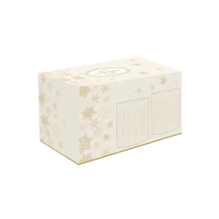 Easy Life Ensemble de 2 verres avec fil d’or FESTIVE> Services De Table En Porcelaine​|Festive