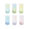 Easy Life Ensemble de 6 verres RAINBOW> Services De Table En Porcelaine​|Rainbow