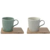 Easy Life Ensemble de deux mug en porcellaine TAKE A BREAK ASS4> Quotidienne|Petit Dejeuner