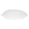 Easy Life Feuille en porcelaine 47×19 cm LEAVES WHITE> Moderne|Services De Table En Porcelaine​