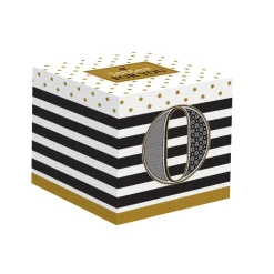 Easy Life Gobelet à café en porcelaine 100 ml dans une boîte A LETTER FOR YOU «O»> Tasse En Cadeau|Petit Dejeuner