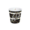Easy Life Gobelet à café en porcelaine 100 ml dans une boîte A LETTER FOR YOU «P»> Tasse En Cadeau|Petit Dejeuner