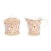 Easy Life Laitière et sucrier en Bone China MAJECTIC BUTTERFLIES> Petit Dejeuner