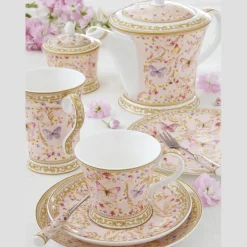 Easy Life Laitière et sucrier en Bone China MAJECTIC BUTTERFLIES><noscript><img width=