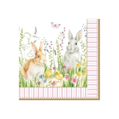 Easy Life Lot de 20 serviettes de table HAPPY EASTER> Services De Table En Porcelaine​|Happy Easter