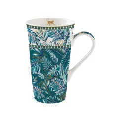 Easy Life Mug en porcelaine de 600 ml JUNGLE> Coffret Cadeau|Petit Dejeuner