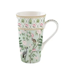 Easy Life Mug en porcelaine de 600 ml Wild TROPICAL> Coffret Cadeau|Petit Dejeuner