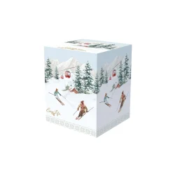 Easy Life Mug et sous-verre avec infuseur CHALET> Noël|Petit Dejeuner