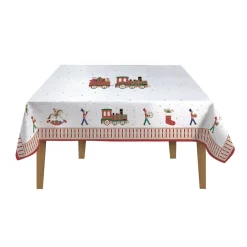 Easy Life Nappe rectangulaire 180 x 145 cm POLAR EXPRESS> Noël|Services De Table En Porcelaine​