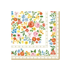 Easy Life Paquet de 20 serviettes BOHO FLOWERS> Services De Table En Porcelaine​