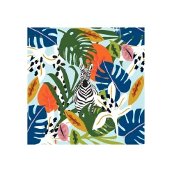 Easy Life Paquet de 20 serviettes en papier 33×33 TROPICAL VIBES> Coffret Cadeau|Services De Table En Porcelaine​