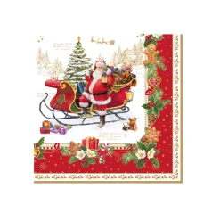Easy Life Paquet de 20 serviettes en papier 33×33 cm CHRISTMAS MEMORIES> Noël|Christmas Memories