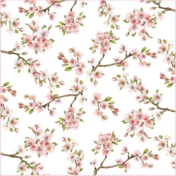 Easy Life Paquet de 20 serviettes SAKURA> Nature|Services De Table En Porcelaine