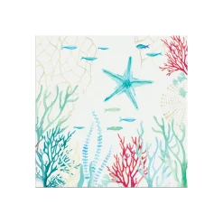 Easy Life Paquet de 20 serviettes Under The SEA> Maritime|Services De Table En Porcelaine​
