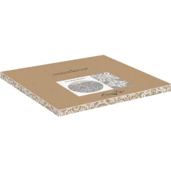 Easy Life Planche à découper en porcelaine Ø22 cm Casa Decor GREY> Cuisine