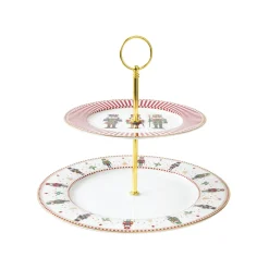 Easy Life Plat à gâteau à deux étages NUTCRACKER> Noël|Petit Dejeuner