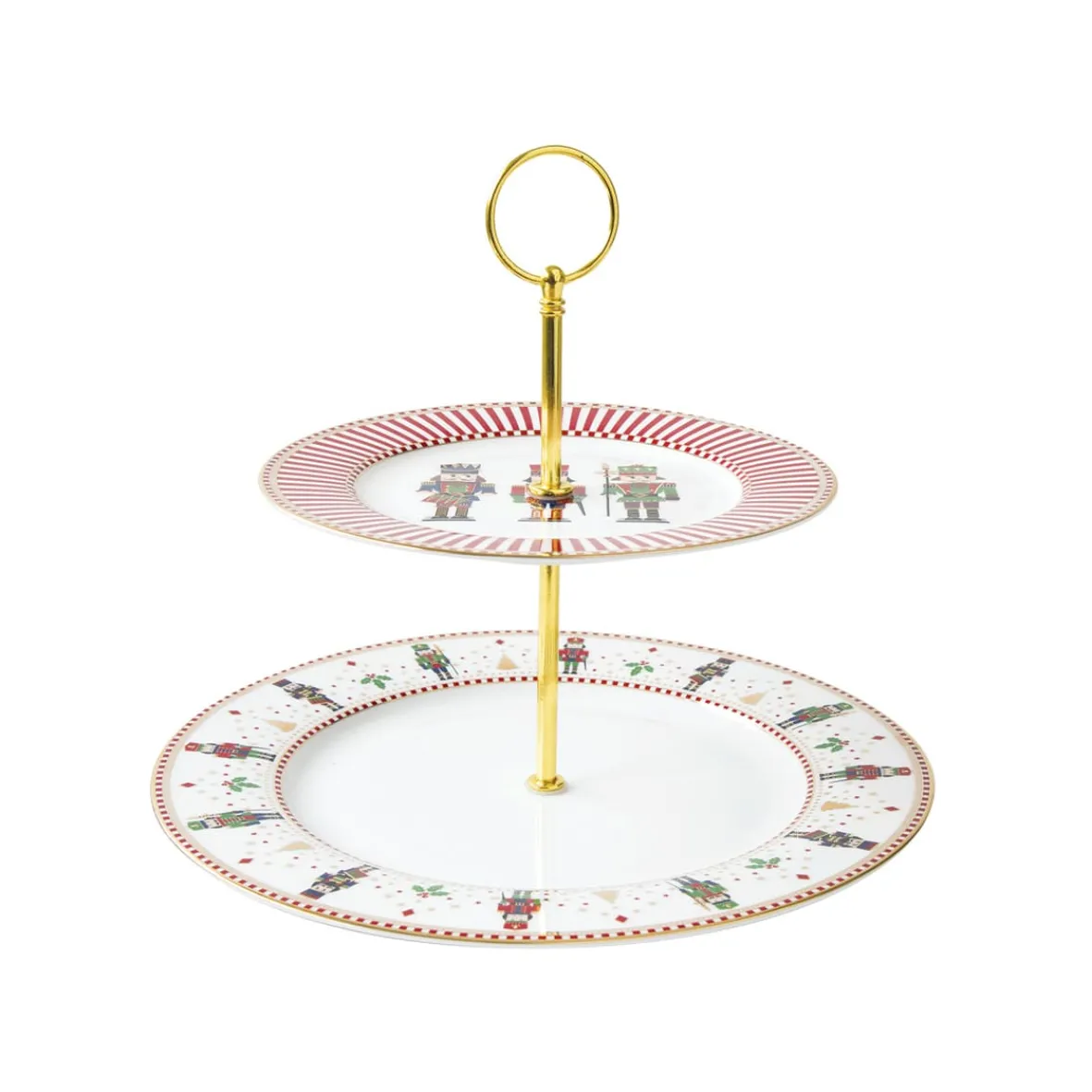 Easy Life Plat à gâteau à deux étages NUTCRACKER> Noël|Petit Dejeuner