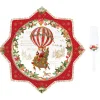 Easy Life Plat à gâteau avec pelle CHRISTMAS MEMORIES> Noël|Services De Table En Porcelaine​