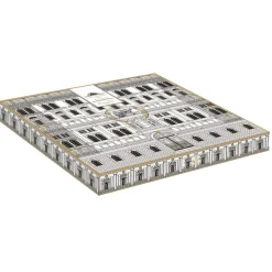 Easy Life Plat à gâteau avec une pelle PALAZZO> Ethnique|Services De Table En Porcelaine​