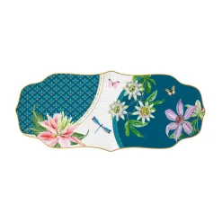 Easy Life Plat a service 36 x 16 cm VOYAGE TROPICAL> Nature|Services De Table En Porcelaine