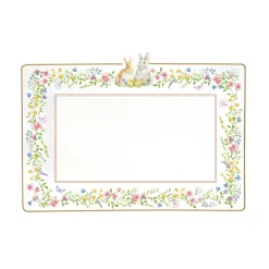 Easy Life Plat de service 36 x 24 cm HAPPY EASTER> Services De Table En Porcelaine|Happy Easter