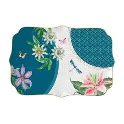 Easy Life Plat de service 36 x 25 cm VOYAGE TROPICAL> Nature|Services De Table En Porcelaine