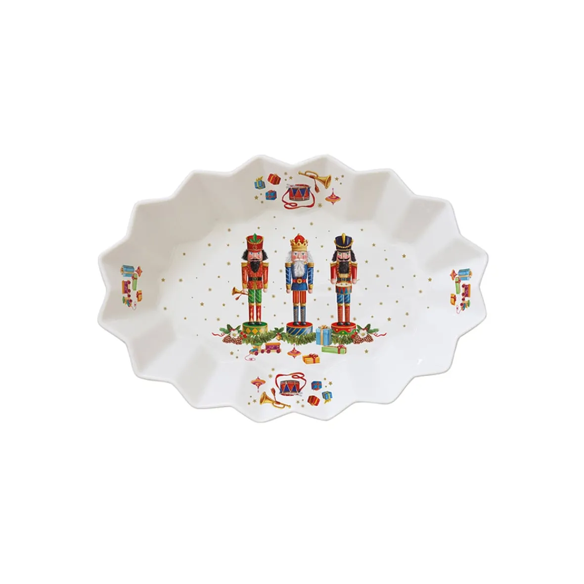 Easy Life Plat Ovale Vintage NUTCRACKER> Noël|Services De Table En Porcelaine