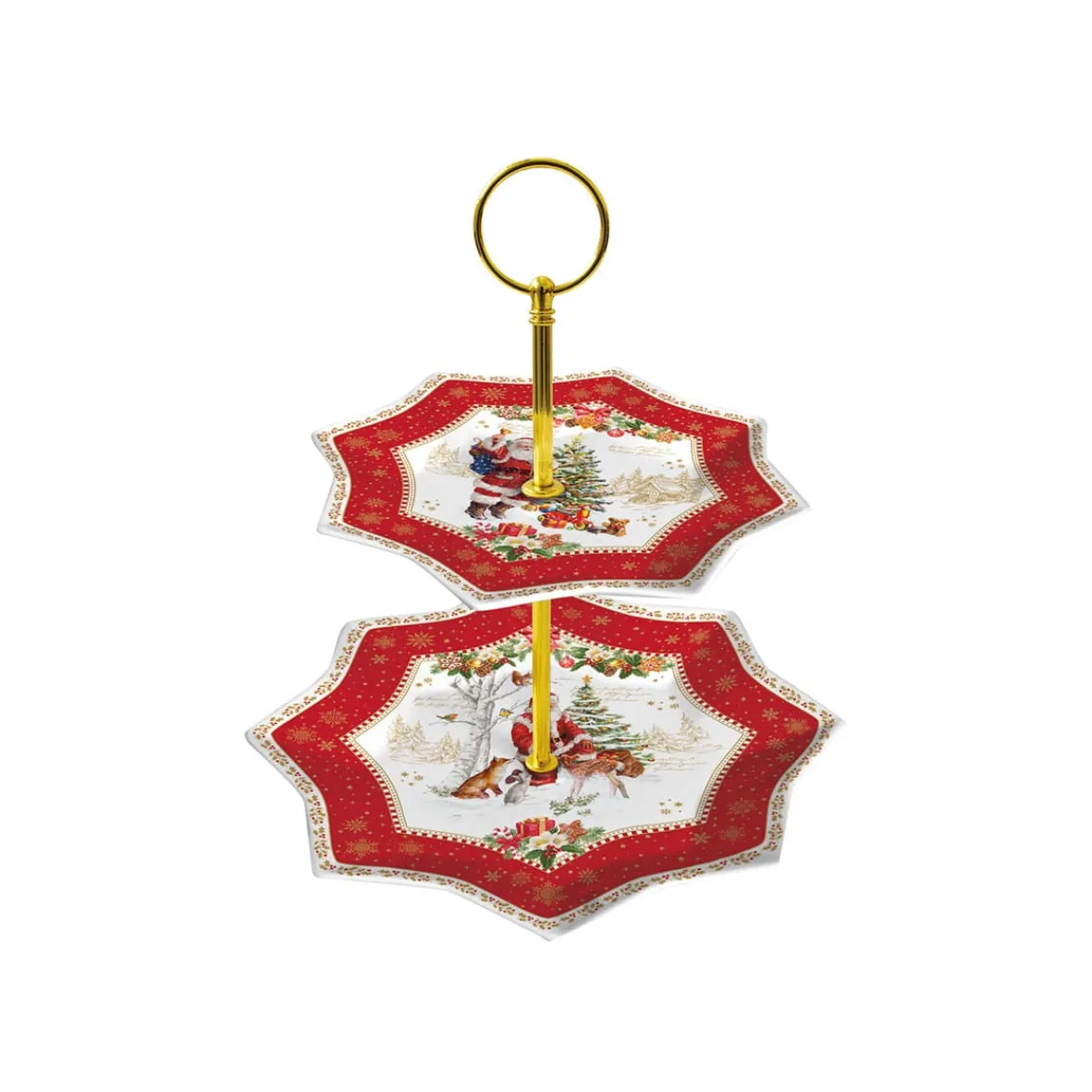 Easy Life Plateau à deux étages CHRISTMAS MEMORIES> Noël|Christmas Memories