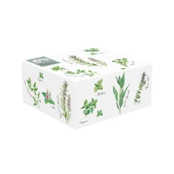 Easy Life Plateau apéritif 20,5×17 cm avec 3 bols en porcelaine HERBARIUM> Quotidienne|Services De Table En Porcelaine​