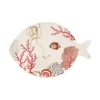 Easy Life Plateau de fruits de mer CORAL REEF> Services De Table En Porcelaine​|Coral Reef