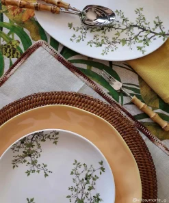 Easy Life Plateau de service en porcelaine, dimensions 36×25 cm NATURA><noscript><img width=