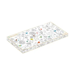 Easy Life Plateau de service rectangulaireFLEURS ET PAPILLONS> Nature|Services De Table En Porcelaine​