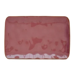 Easy Life Plateau rectangulaire en porcelaine de 27×19 cm INTERIORS BURGUNDY> Moderne|Services De Table En Porcelaine​