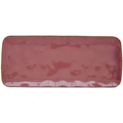 Easy Life Plateau rectangulaire en porcelaine de 36×16 cm INTERIORS BURGUNDY> Moderne|Services De Table En Porcelaine​