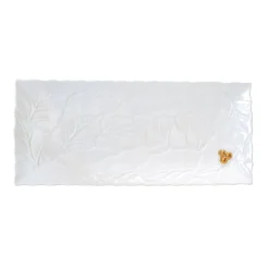 Easy Life Plateau rectangulaire HOLLY & BERRIES WHITE> Noël|Services De Table En Porcelaine