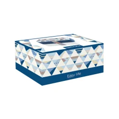 Easy Life Porte-repas avec 2 compartiment GEOMETRIC1> Lunch Box