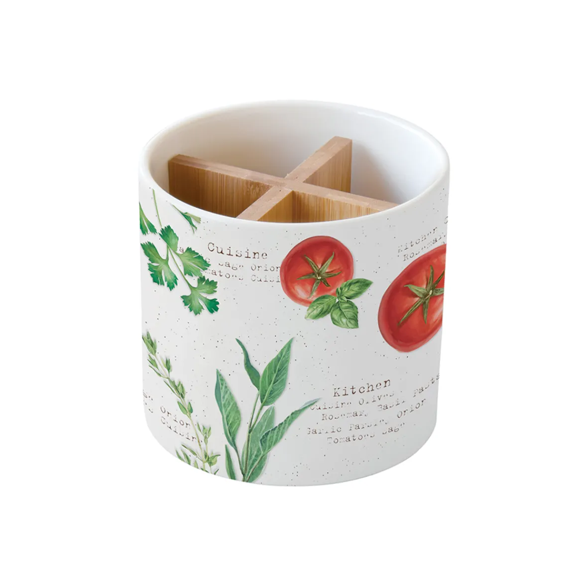 Easy Life Pot à couverts en porcelaine HOME & KITCHEN> Cuisine|Home & Kitchen