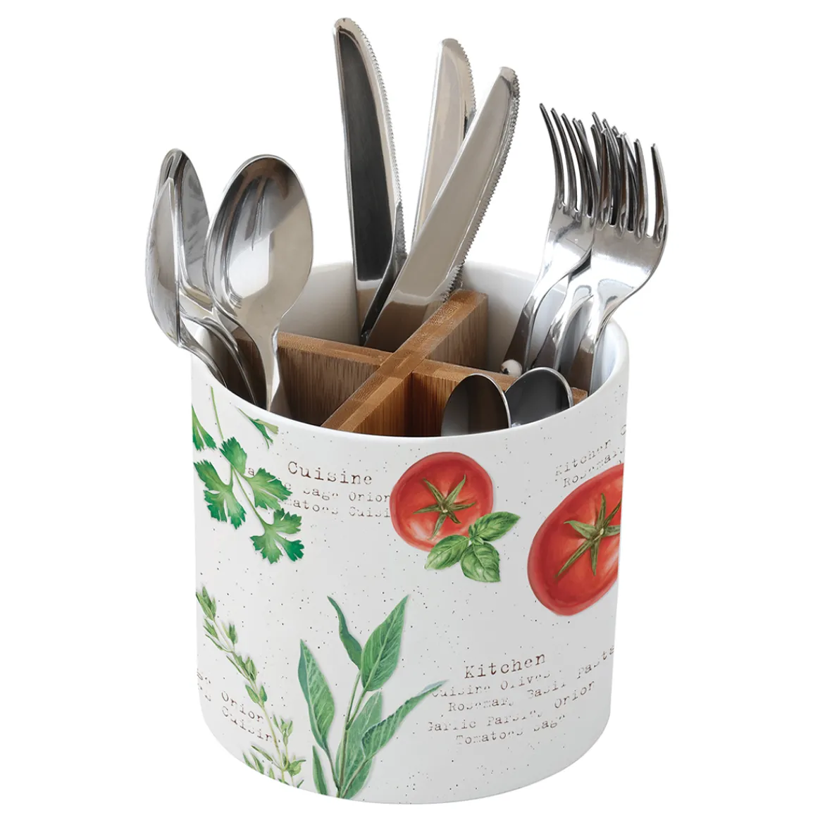 Easy Life Pot à couverts en porcelaine HOME & KITCHEN> Cuisine|Home & Kitchen