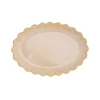 Easy Life Service de plateau ovale beige FLEURI> Romantique|Services De Table En Porcelaine​