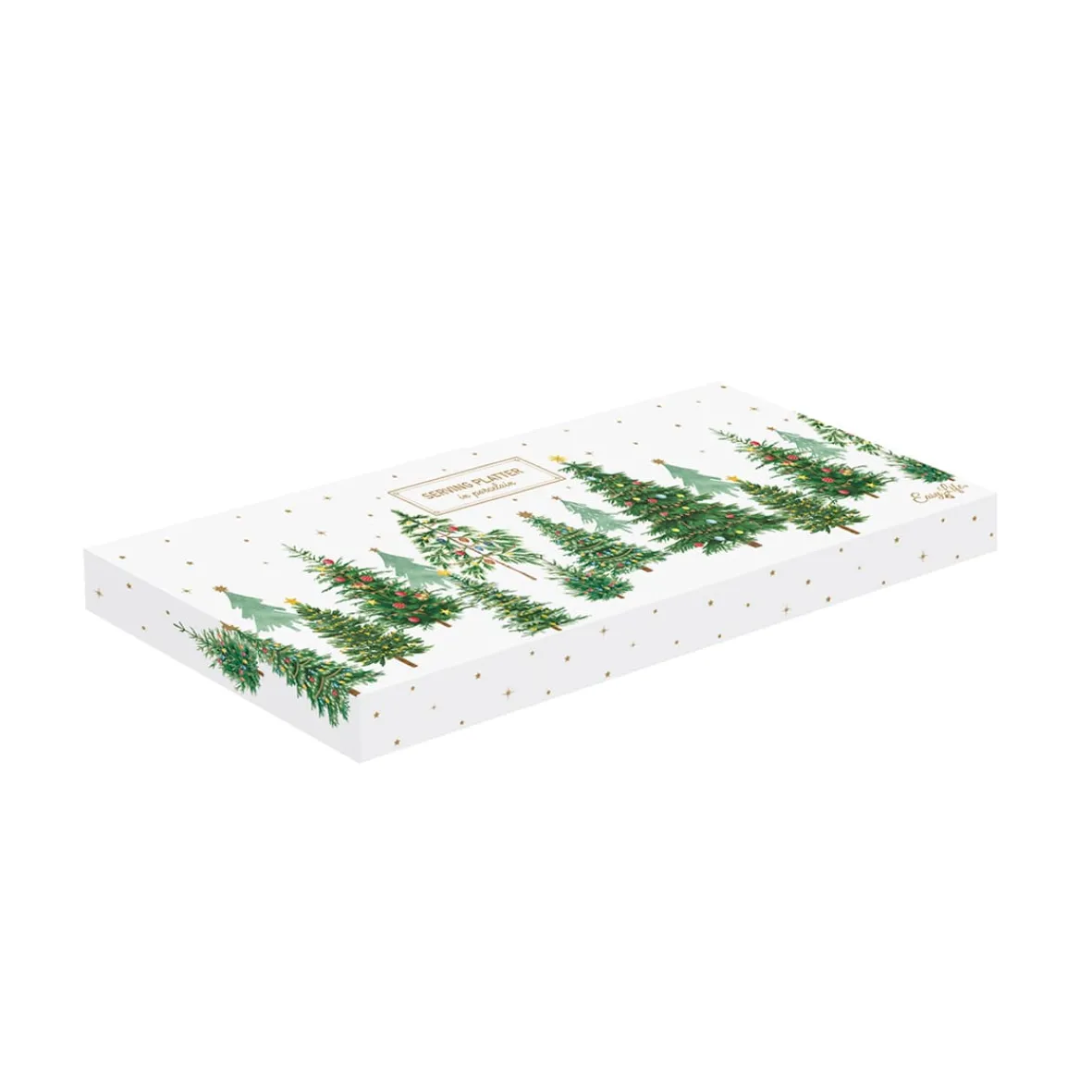 Easy Life Service de plateau rectangulaire FESTIVE TREES> Services De Table En Porcelaine|Festive Trees